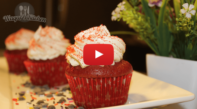Red Velvet Cupcake video recipe