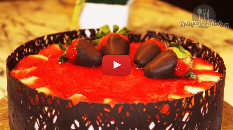 Strawberry Mousse Cake Recipe Video
